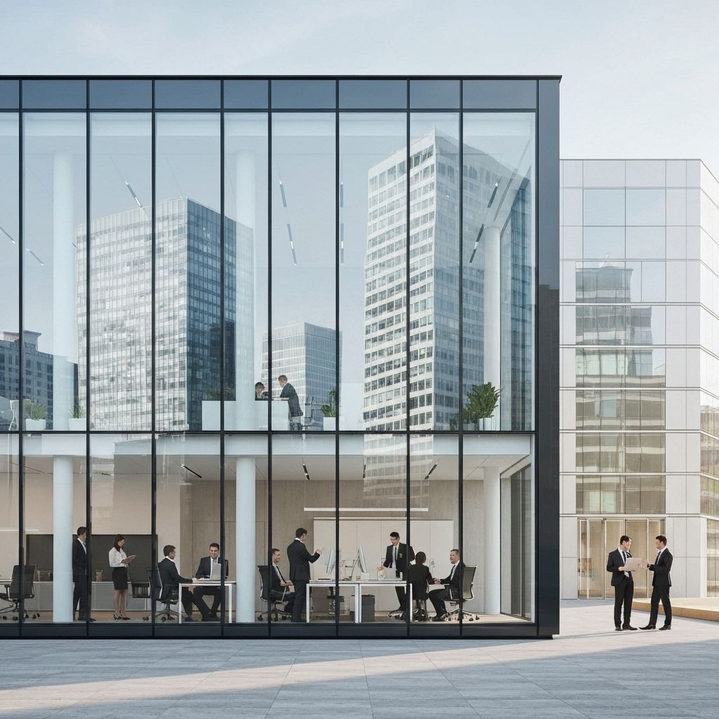 Modern office environment